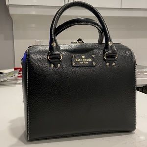 Kate Spade Leather Satchel - Black
